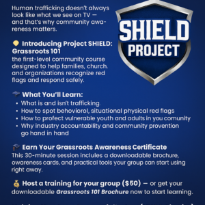 🛡️ Project SHIELD: Human Trafficking Awareness Training